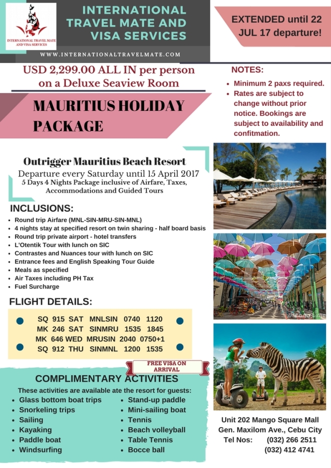 Mauritius Holiday Package